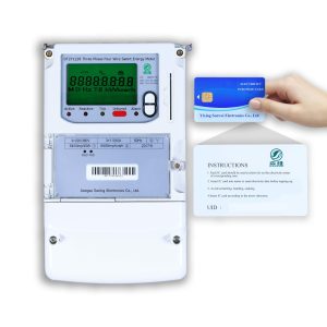 Three-Phase Prepaid Smart Energy Meter with IC Card