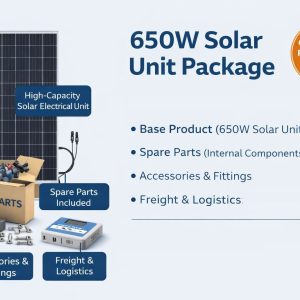 Heavy Duty Industrial Solar Module Bundle (LR8 66HVD 650M)